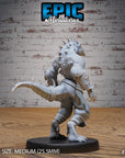 Lizardfolk Thug - 3d Printed by Epic Miniatures