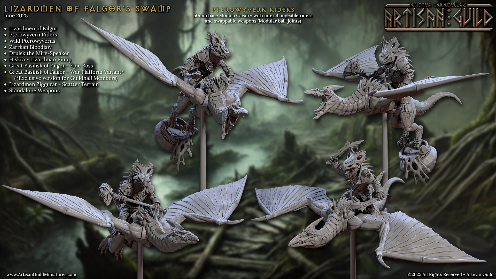a bunch of weird looking statues in the woods