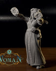 Dwarf Warlock - Johanna - 3d Printed Miniature by DND Is A Woman