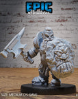 Dwarf Champion - 3d Printed by Epic Miniatures