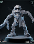 a statue of a man with a large knife