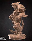 Sharkfolk Bandit Boss - 3d Printed Miniature by Bite the Bullet