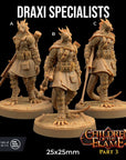 Draxi Specialist - Children of the Flame - 3d Printed Miniature by Dragon Trappers Lodge