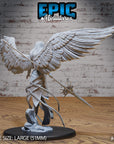 Planetar Female Angel - 3d Printed Miniature Sculpted by Epic Miniatures