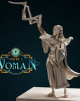 Elf Wizard - Elirea - 3d Printed Miniature by DND Is A Woman