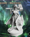 Knight Brienna - 3d Printed Miniature by Ravi (RKS3D)