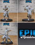 Martial Arts Monk - 3d Printed Miniature Sculpted by Epic Miniatures