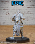 Martial Arts Monk - 3d Printed Miniature Sculpted by Epic Miniatures