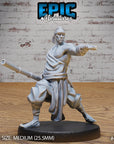 Martial Arts Monk - 3d Printed Miniature Sculpted by Epic Miniatures