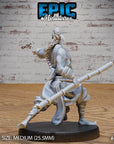 Martial Arts Monk - 3d Printed Miniature Sculpted by Epic Miniatures