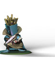 French Fries Warlock - 3d Printed Miniature Sculpted by Quirky Unlimited