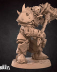 Orc Warlord - 3d Printed Miniature by Bite the Bullet