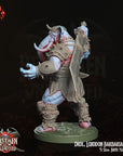 Drol, Loxodon Barbarian - 3d Printed Miniature by Crippled God Foundry