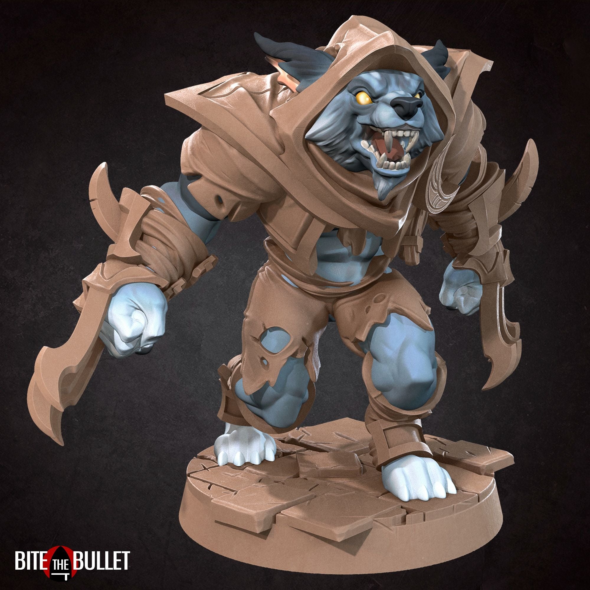 Worgen Rogue - 3d Printed Miniature by Bite the Bullet