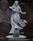 Dark Maiden - 3d Printed Miniature by Mammoth Factory