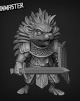 Hedgehog Knight - 3d Printed Miniature by Goon Master Games