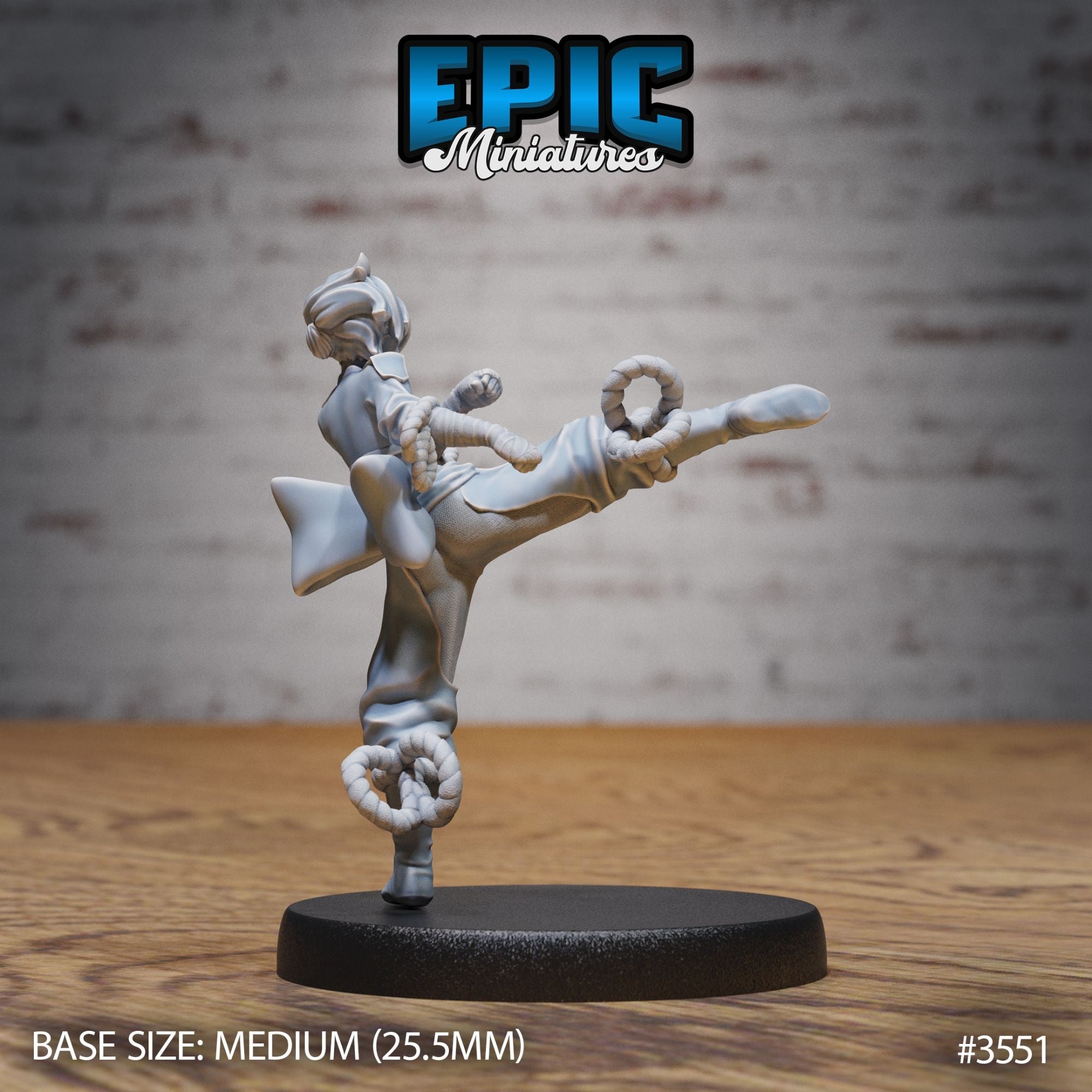 Female Monk - 3d Printed by Epic Miniatures