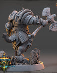 Drethok Zarnal - Goreborn of Carcass Hollow - 3d Printed Miniature sculpted by Daybreak Miniatures