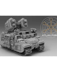 Arctodus Battle Tank - Model Modular Unit 3d Printed Sculpted by Atlan Forge