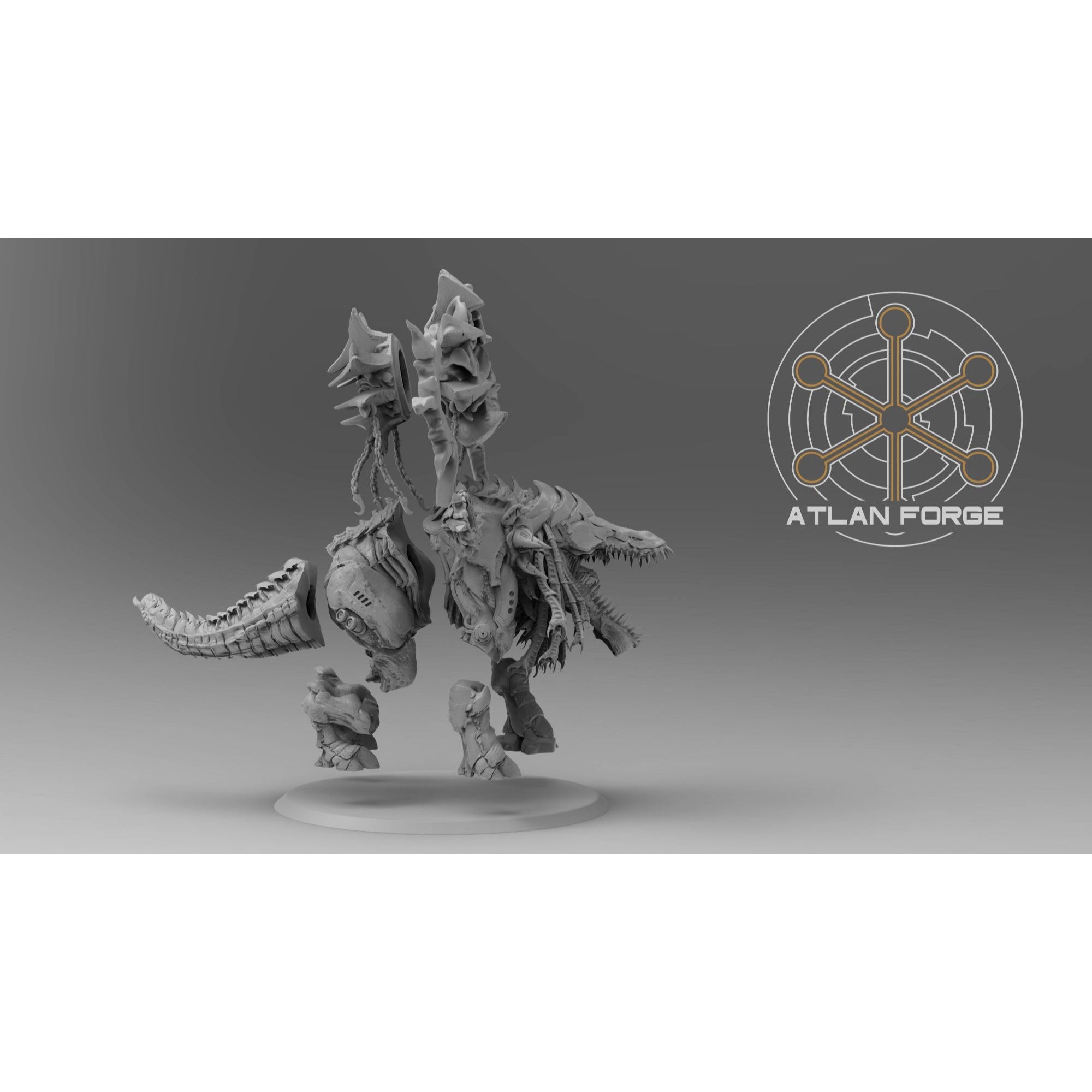 Aegyptian Soul Devourer - 3d Printed Sculpted by Atlan Forge