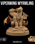 Viperwing Dragon Wyrmling - 3d Printed Miniature by Dragon Trappers Lodge