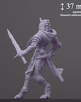 Tabaxi Fighter Sandrim - 3d Printed Miniature by DND Is A Woman