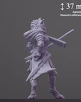 Tabaxi Fighter Sandrim - 3d Printed Miniature by DND Is A Woman