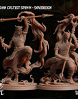 Dragon Spawn Cultist Sovereign - Scales of Greed - 3d Printed Miniature by Arcane Minis