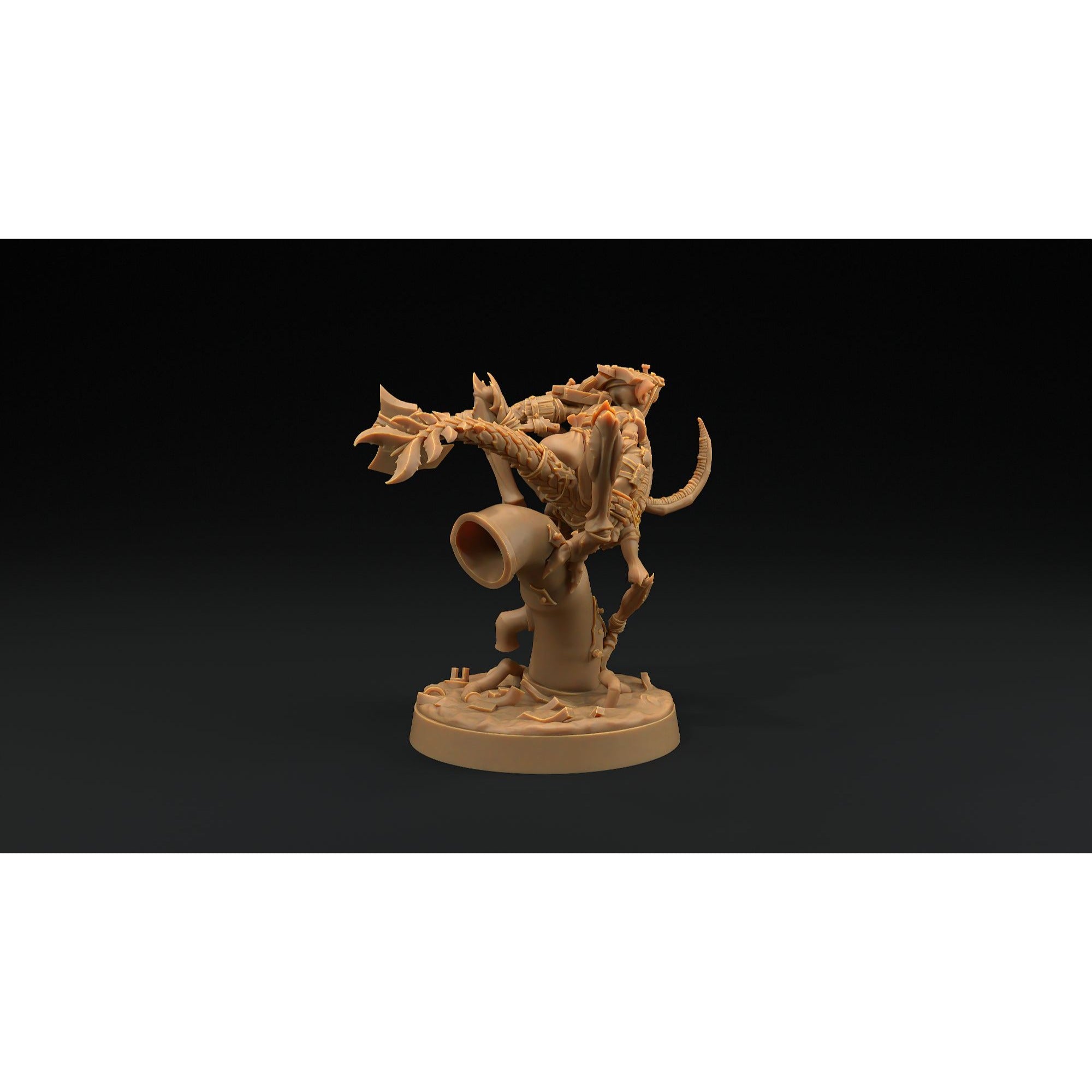 Goblin Rust Monster Riders - 3d Printed Miniature by Dragon Trappers Lodge