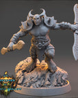 Syathar Nolko - Goreborn of Carcass Hollow - 3d Printed Miniature sculpted by Daybreak Miniatures