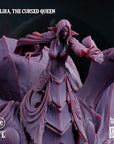 Allira the Cursed Queen - 3d Printed Miniature by Big Bad Evil Guys