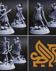 Irinax's Chosen - Drow Soldiers - 3d Printed Miniature by DM Stash