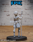 Safari Fighter Player Character - 3d Printed Miniature Sculpted by Epic Miniatures