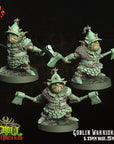 Goblin Warriors - 3d Printed Miniature by Crippled God Foundry