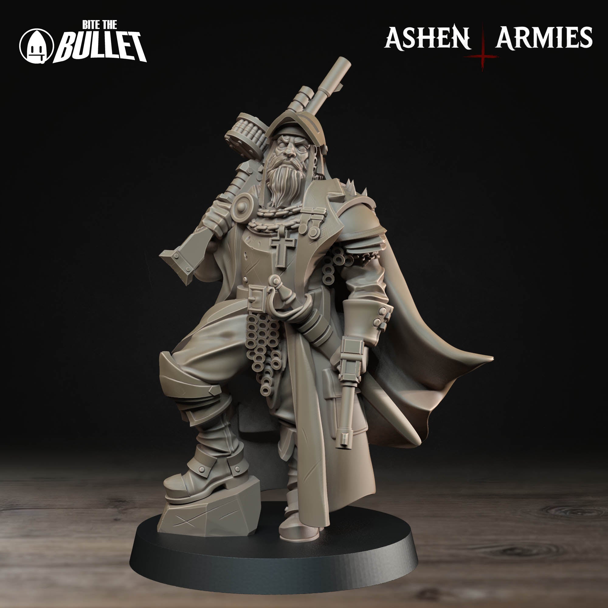 a statue of a man with a sword