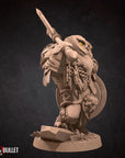 Owlfolk Barbarian - 3d Printed Miniature by Bite the Bullet