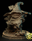 Pumpkin Witch - 3d Printed Miniature by The Witchguild