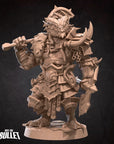 Dragonborn Barbarian - 3d Printed Miniature sculpted by Bite the Bullet