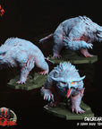 Feral Owlbears - 3d Printed Miniature by Crippled God Foundry