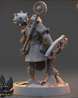 Odile de la Flamme Verte - Renegades of the Iron Phoenix - 3d Printed Miniature sculpted by Daybreak Miniatures