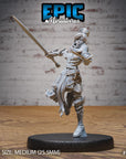 Knight Lady Joan - 3d Printed by Epic Miniatures