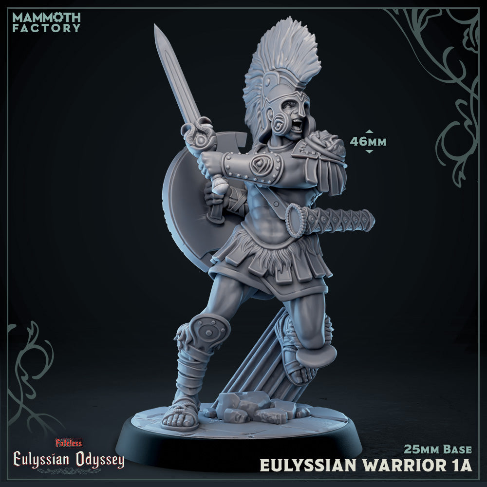 a figurine of a roman soldier with a sword