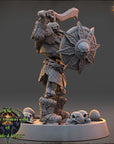 Wight Knight of the Bone Legion - Fallen Camaradas of Tainted Moor - 3d Printed Miniature sculpted by Daybreak Miniatures