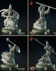 Ghost Warriors - 3d Printed Miniature by Crippled God Foundry