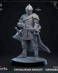Chivalrian Knight Crossbow - 3d Printed Miniature Sculpted by Mammoth Factory