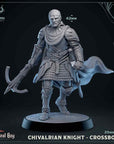 Chivalrian Knight Crossbow - 3d Printed Miniature Sculpted by Mammoth Factory
