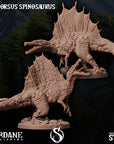 Ardorsus Spinosaurus - Dino Domination - 3d Printed Miniature Sculpted by Sordane Publishing