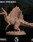 Ardorsus Spinosaurus - Dino Domination - 3d Printed Miniature Sculpted by Sordane Publishing