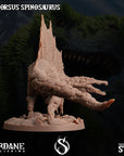 Ardorsus Spinosaurus - Dino Domination - 3d Printed Miniature Sculpted by Sordane Publishing