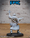 Medieval Cleric Monk - 3d Printed Miniature Sculpted by Epic Miniatures